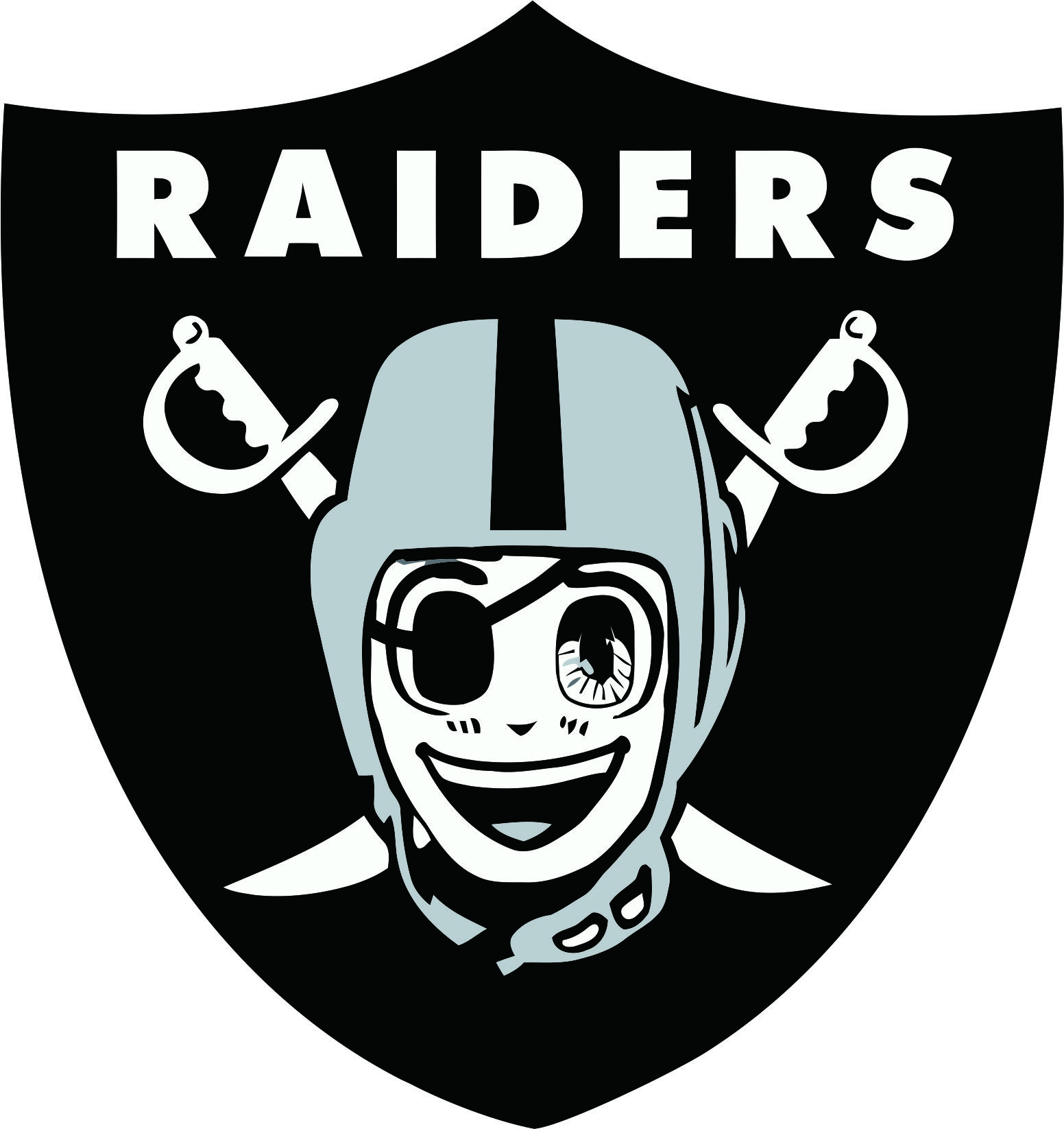 Oakland Raiders Anime Logo DIY iron on transfer (heat transfer)